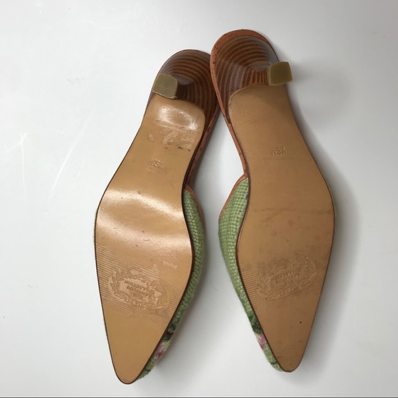 The Larkspur Collection Needlepoint Mules - Picture 4 of 5